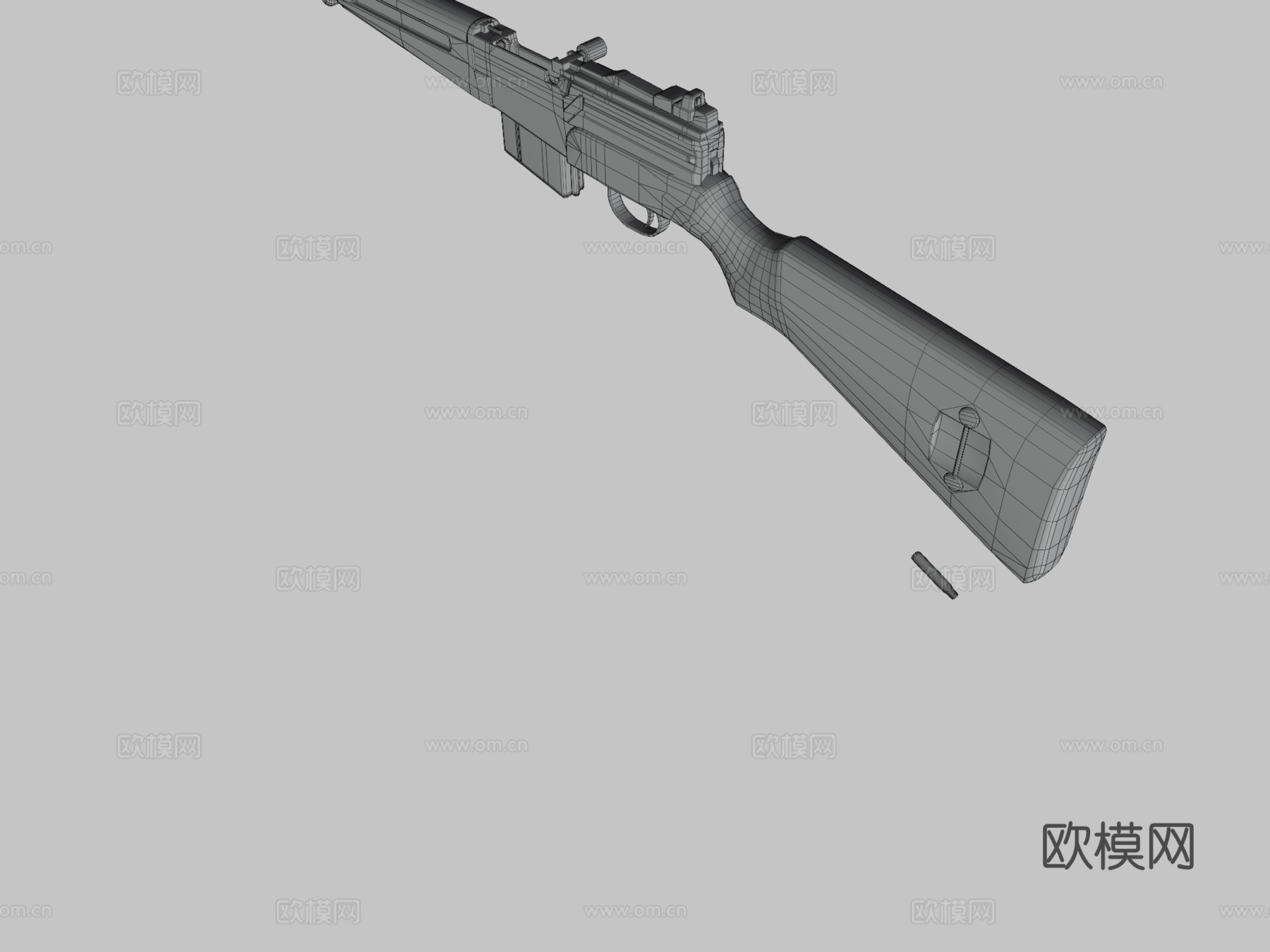MAS1949-56法国半自动步枪3d模型