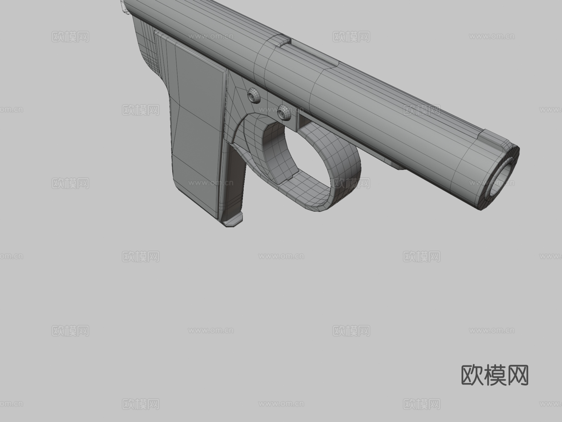 人民手枪3d模型