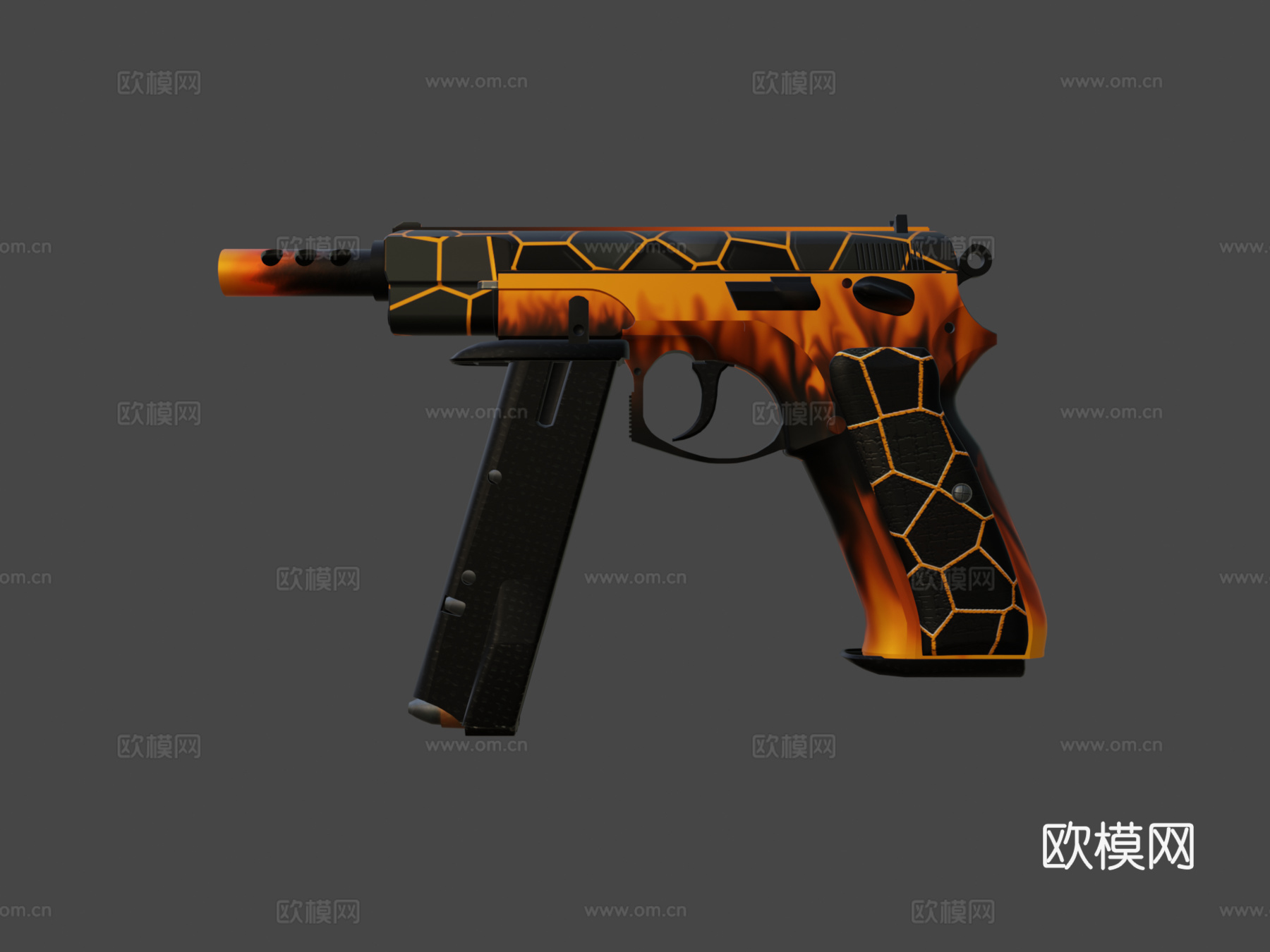 燃烧-CZ75自动皮肤3d模型