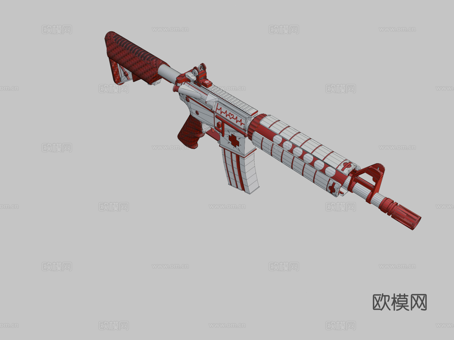 治疗者-M4A43d模型