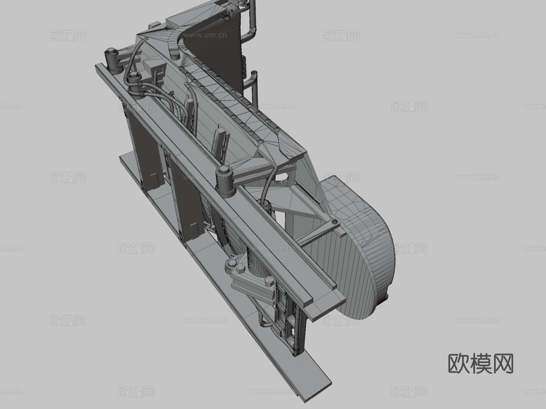 F-100超级佩刀弹射座椅3d模型