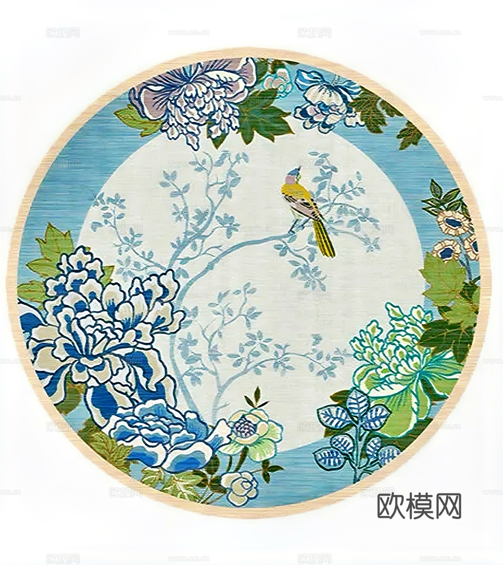 Pivoine Mat圆形地毯