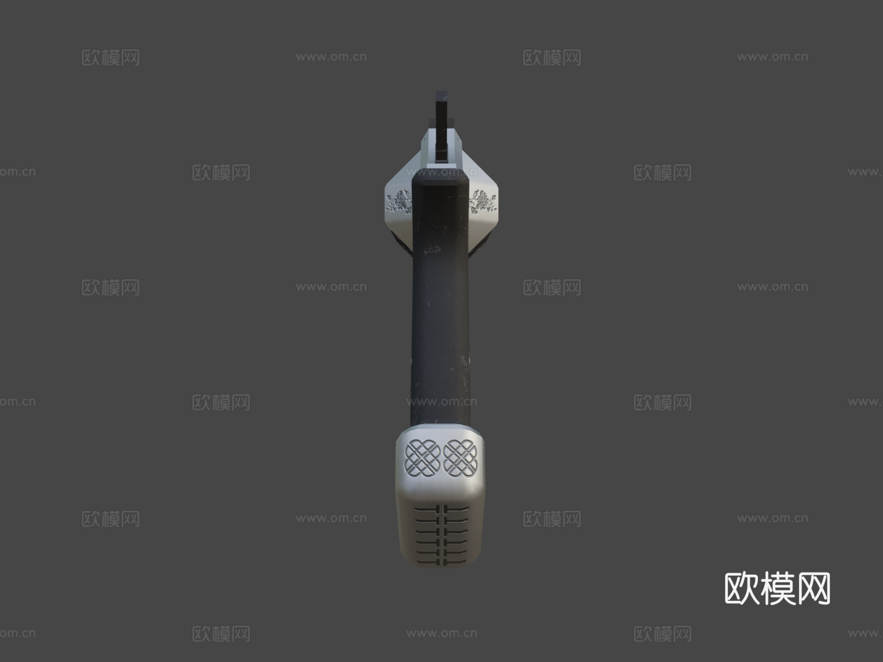 汉蒙德双发左轮3d模型