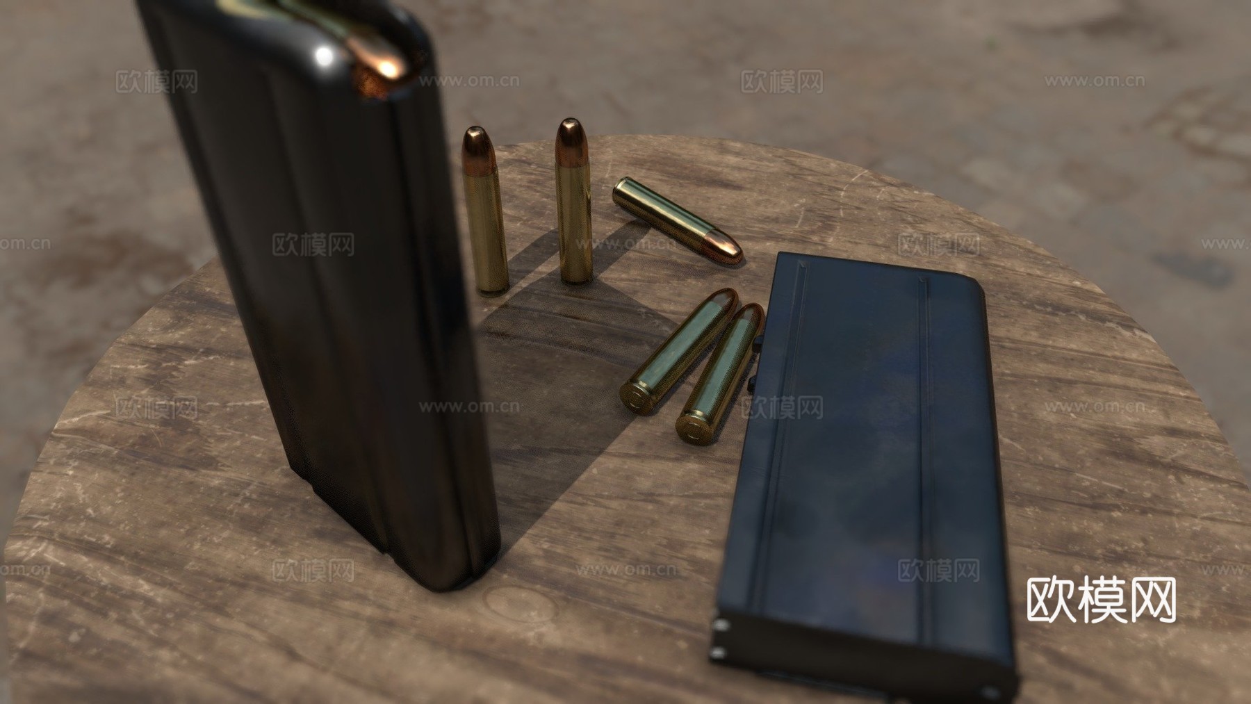 卡宾枪3d模型