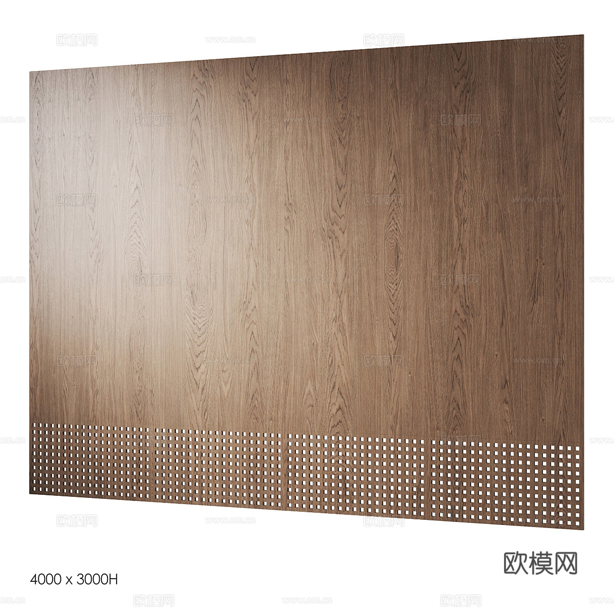 新中式装饰墙板3d模型