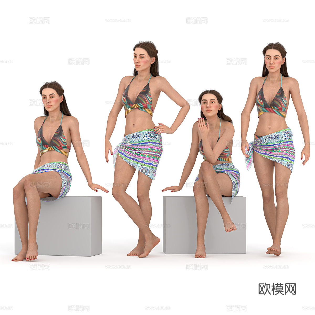 女人3d模型
