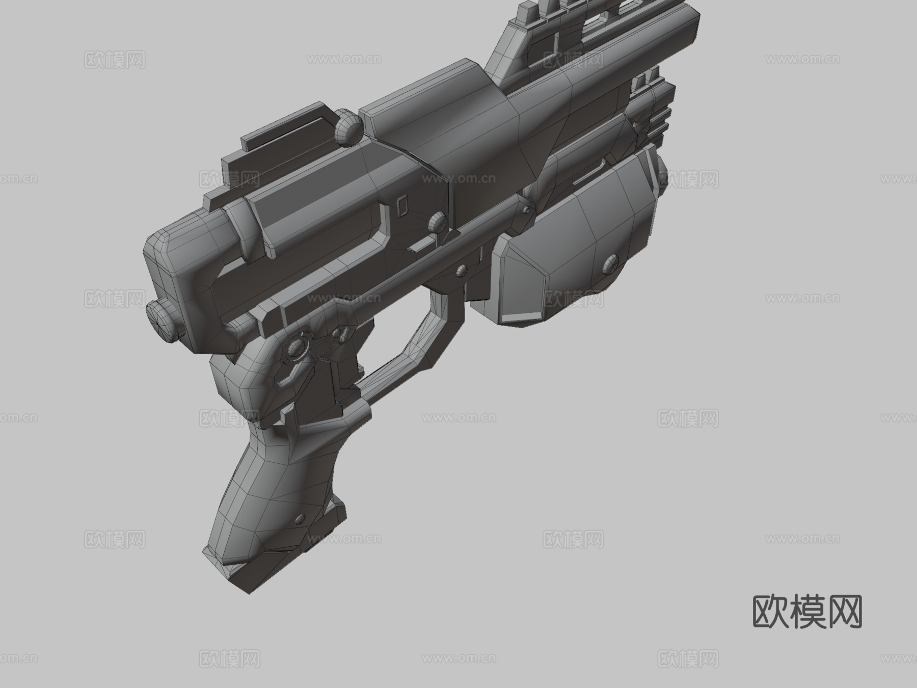 能量枪3d模型