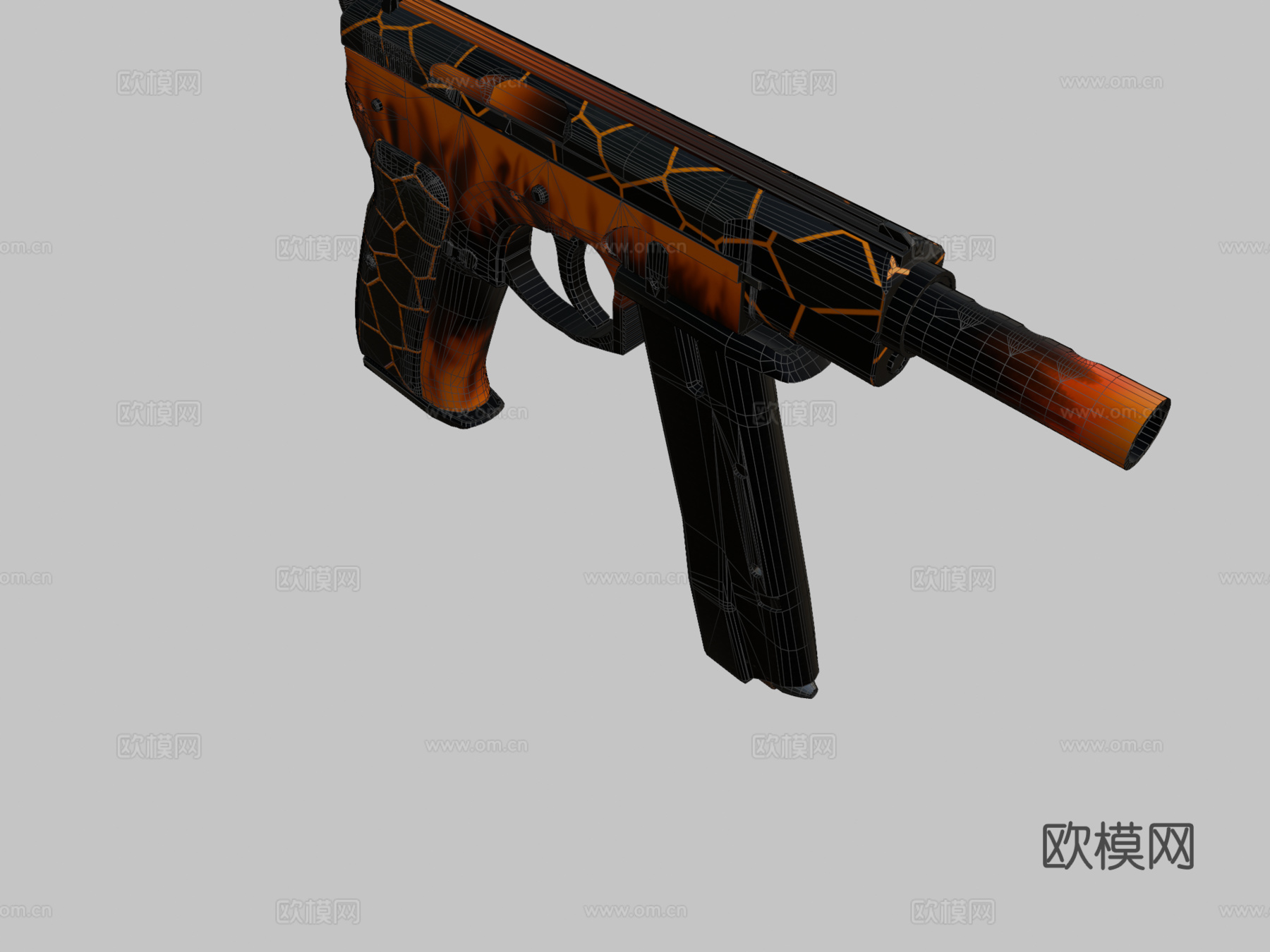燃烧-CZ75自动皮肤3d模型