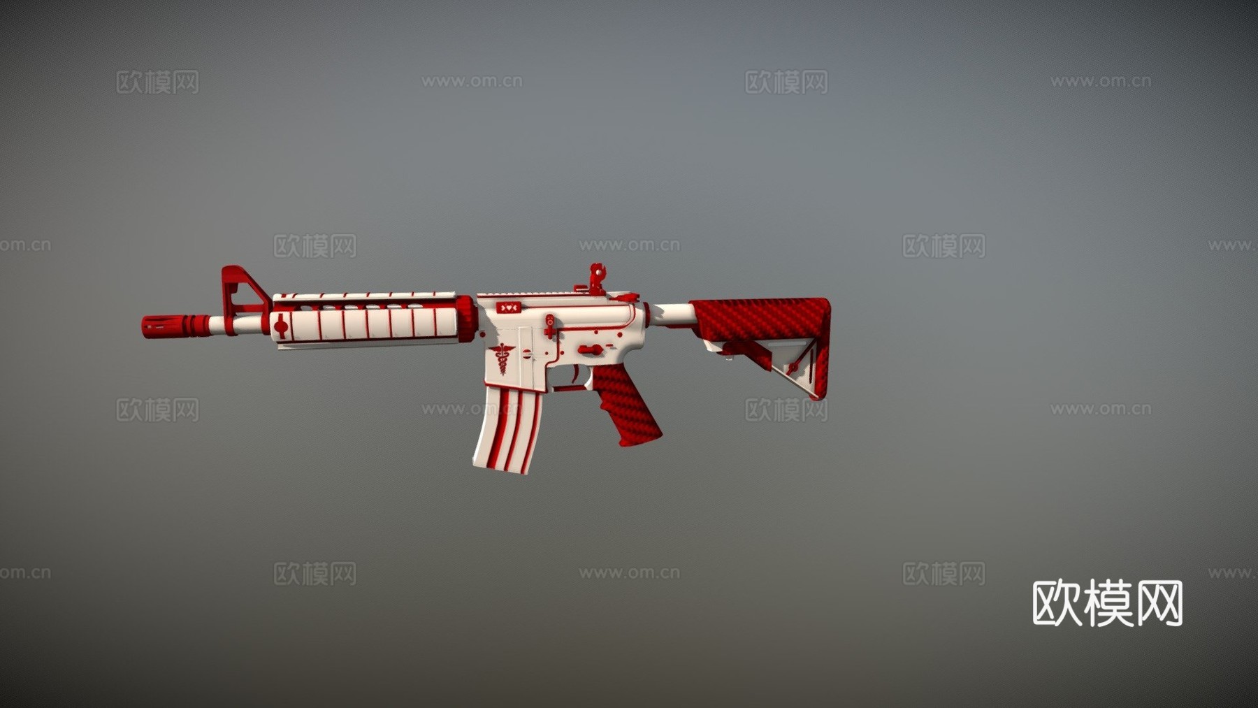 治疗者-M4A43d模型
