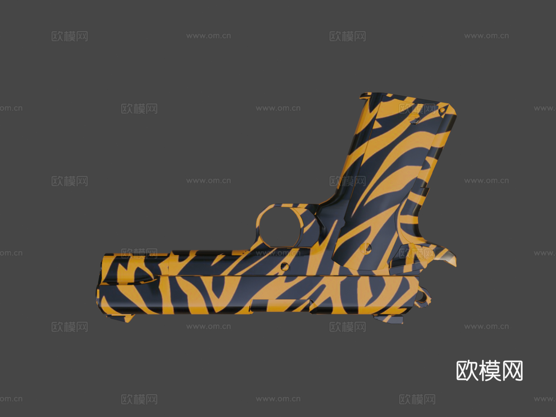 M1911-猛虎3d模型