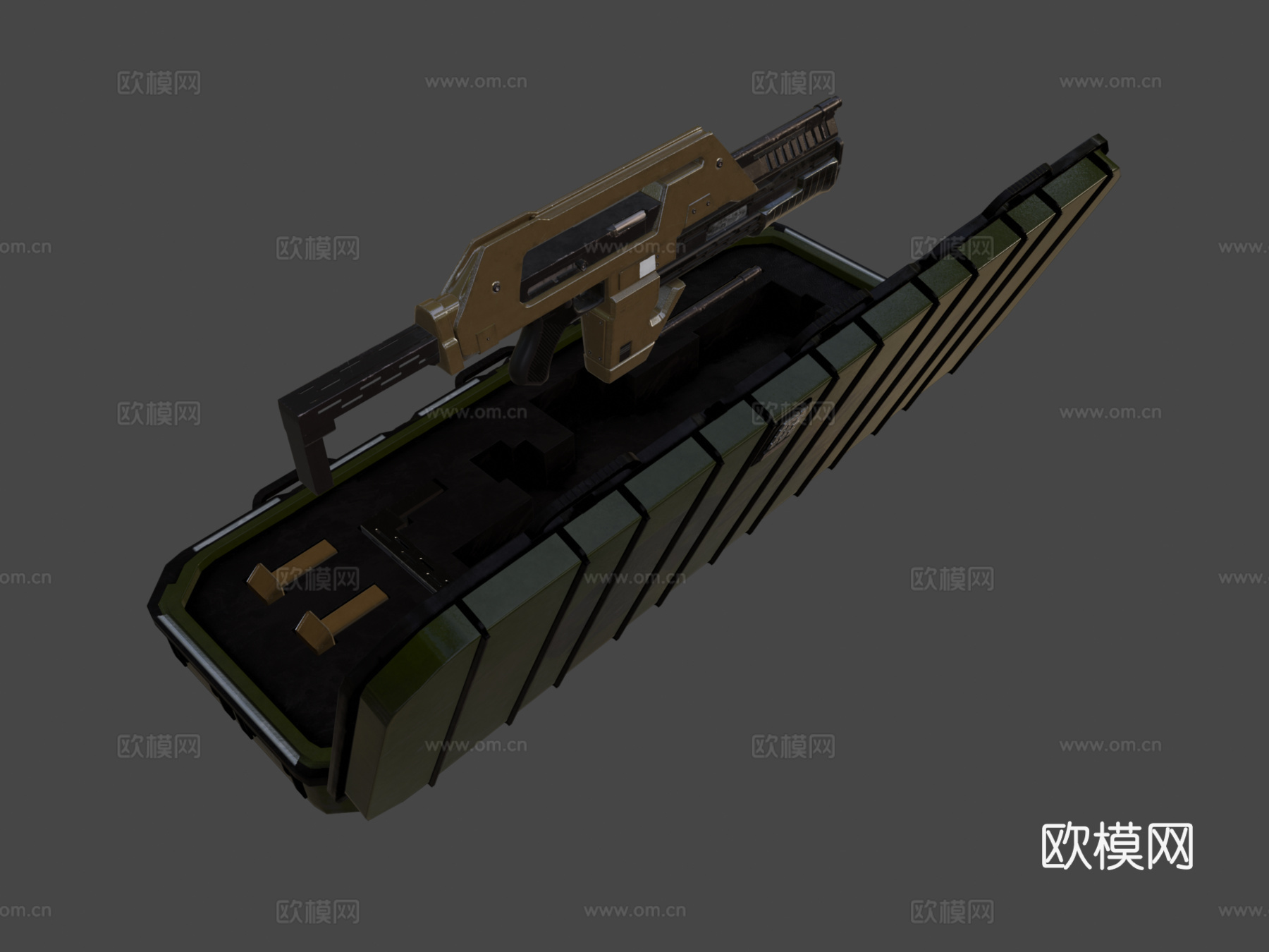 异形M41A脉冲步枪3d模型