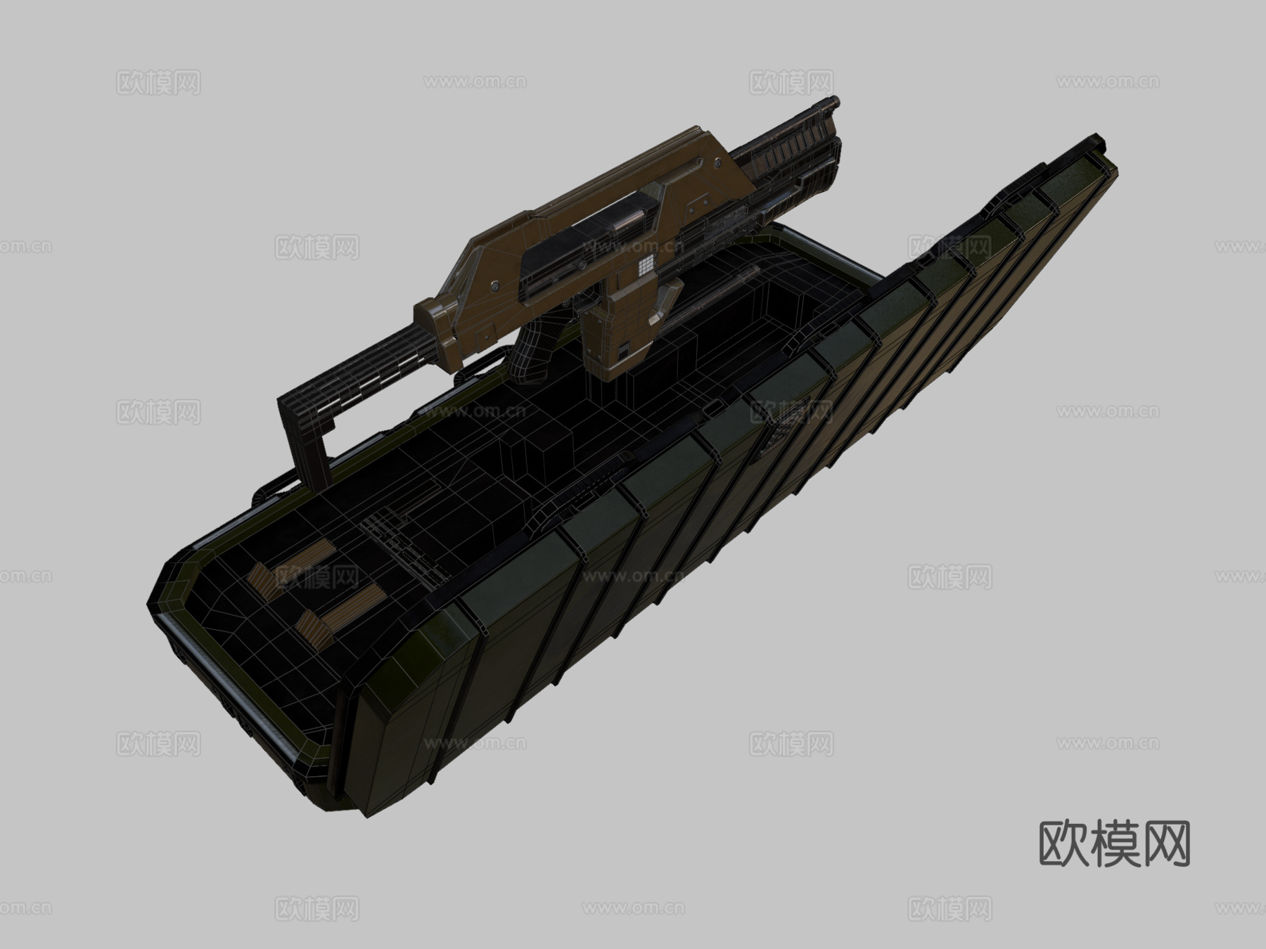 异形M41A脉冲步枪3d模型