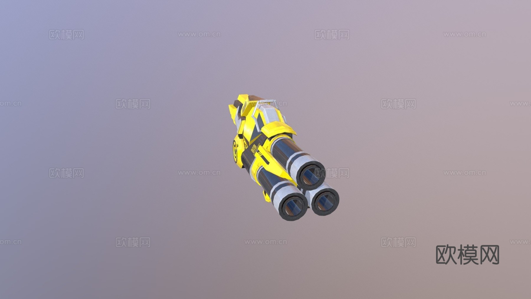 火箭发射器3d模型