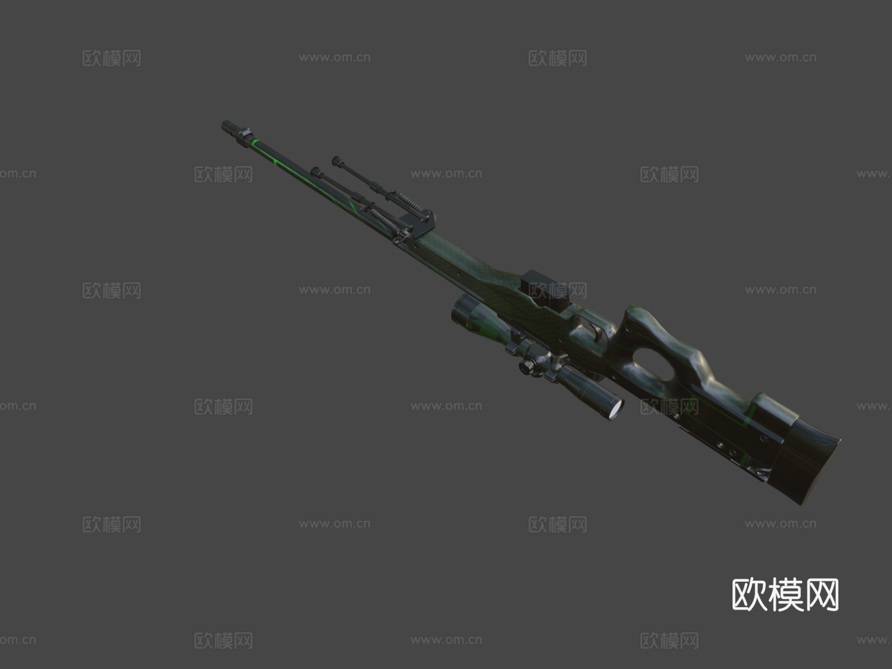 AWP-莫努斯3d模型