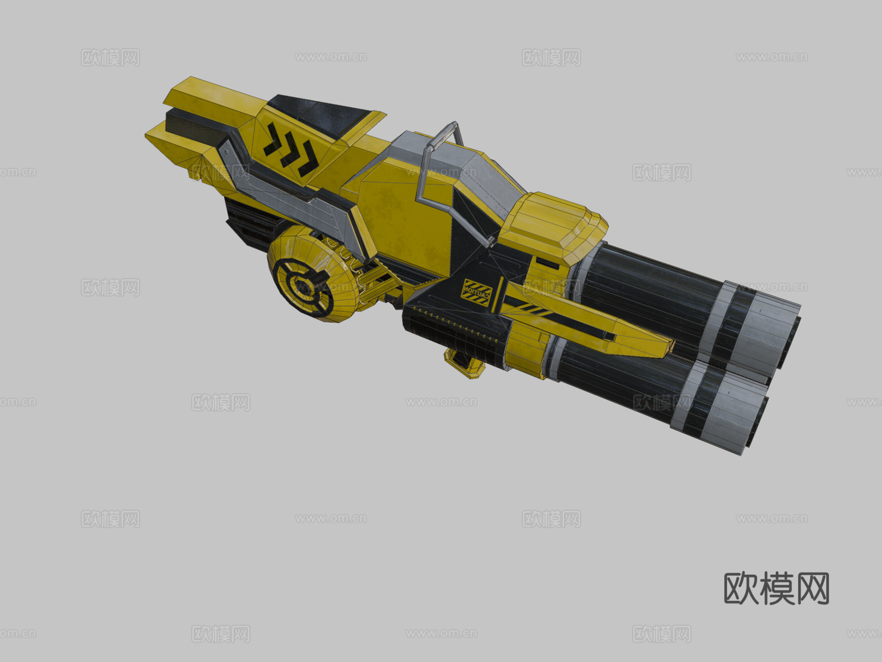火箭发射器3d模型