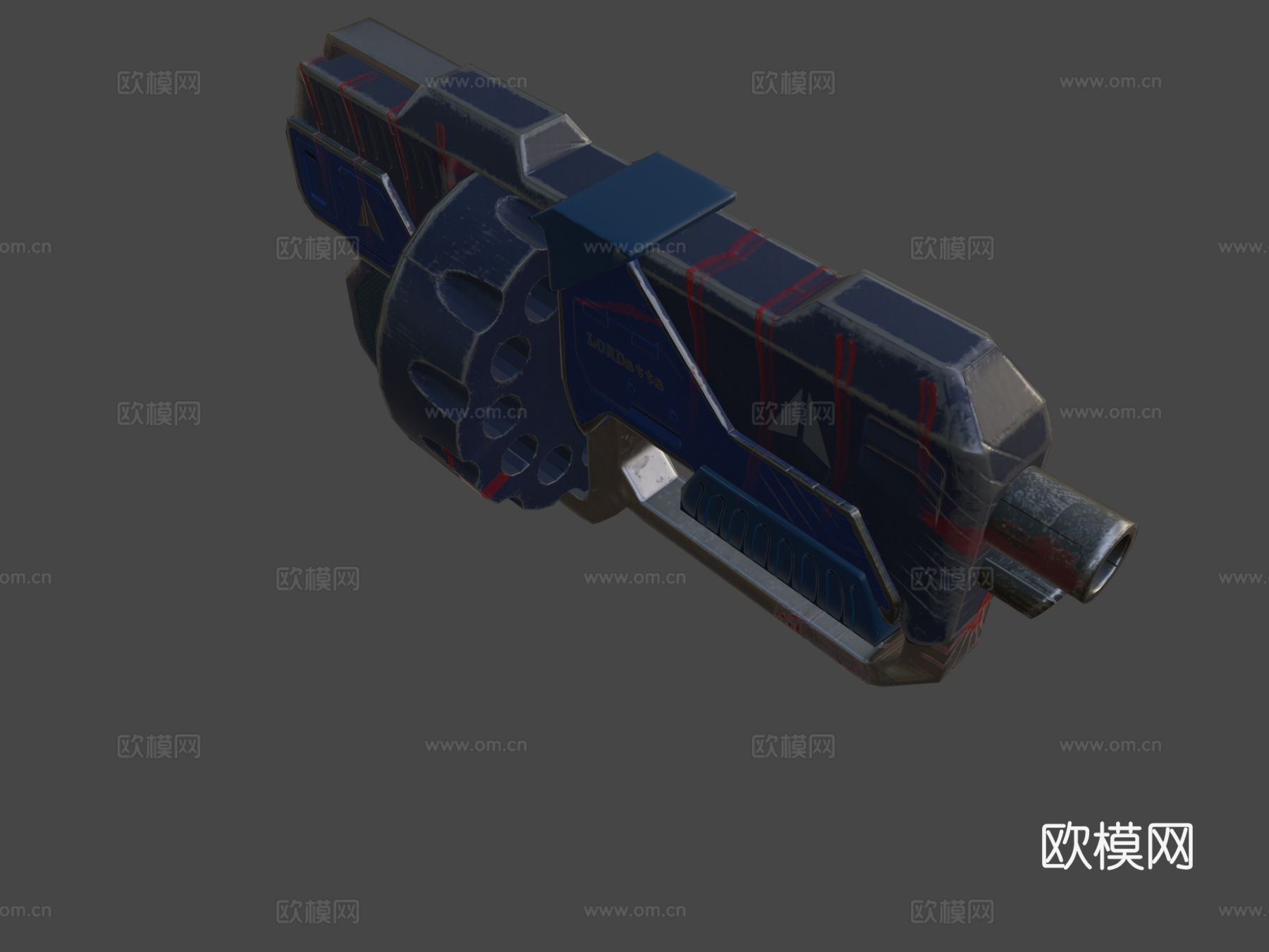 Q射击霰弹枪模型3d模型