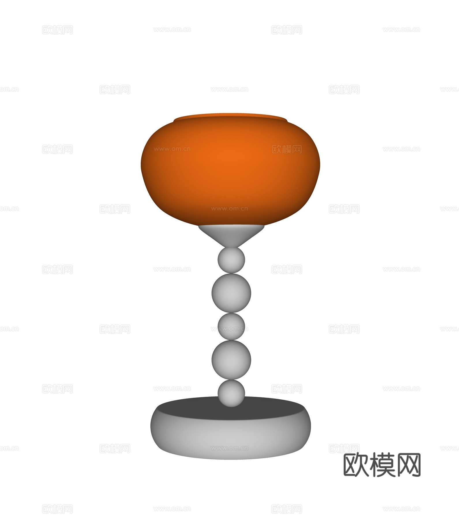 现代轻奢台灯su模型