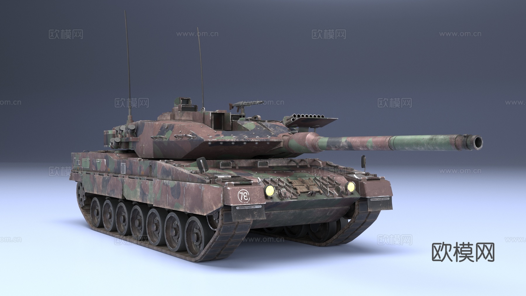 坦克3d模型