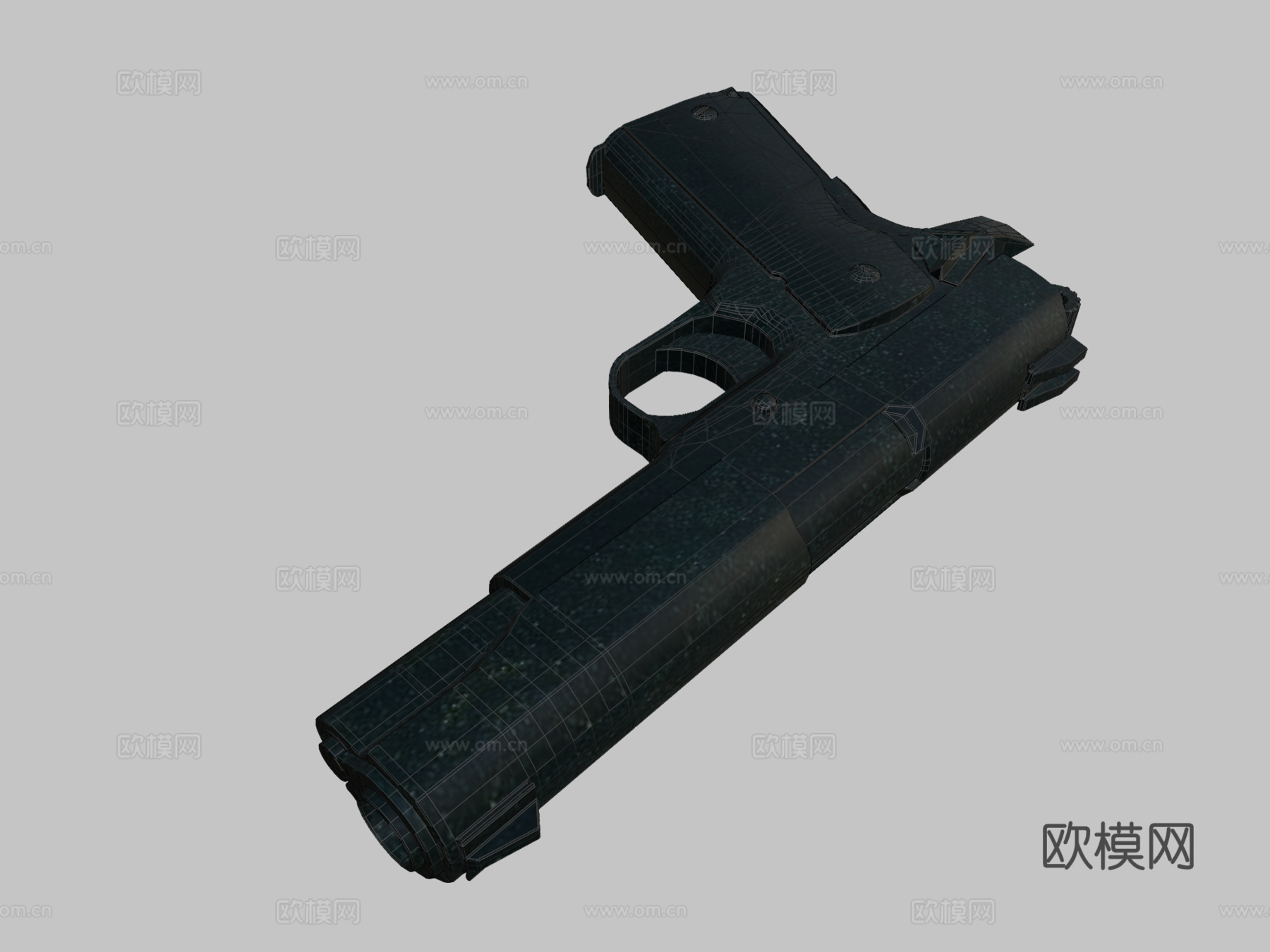 M1911-边缘3d模型