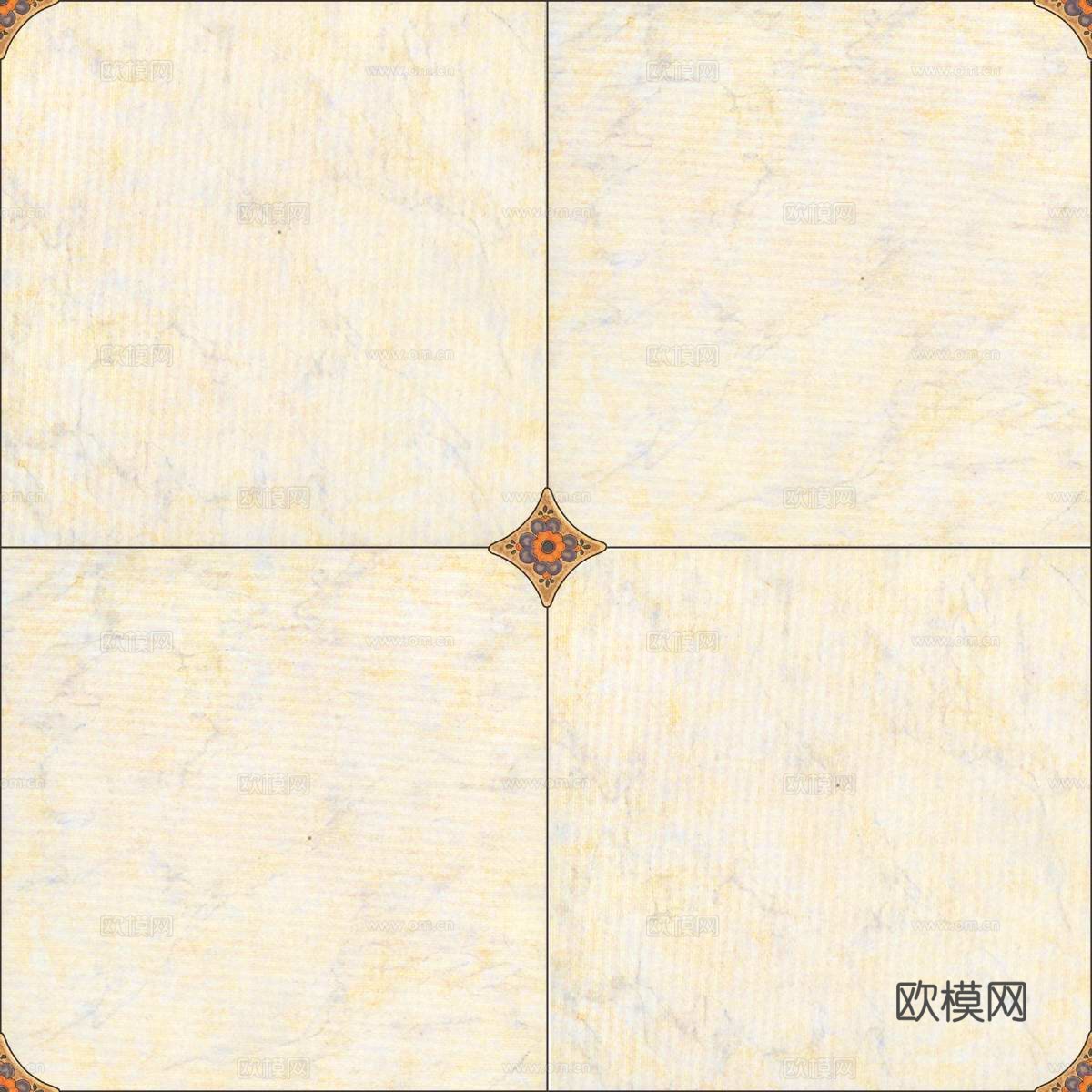 仿古砖 小砖块拼花