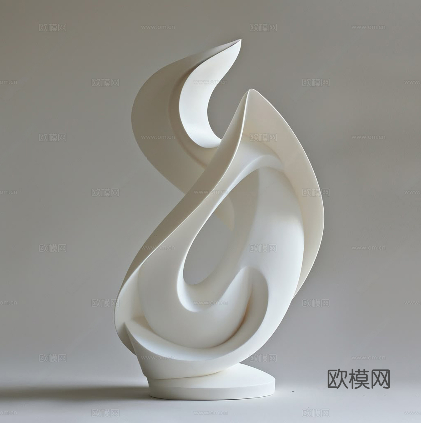 现代雕塑摆件 极简艺术装置 现代木质摆件 异形摆件 抽象雕塑3d模型