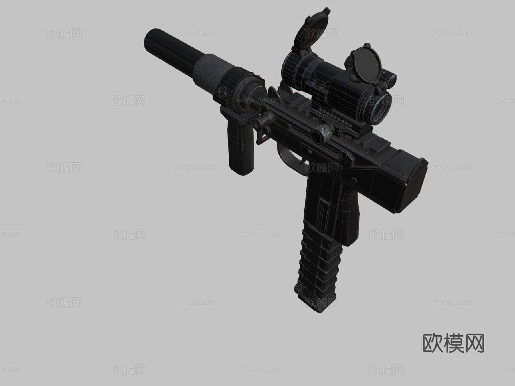 [制作中]MPA930SST-X(MAC-10)3d模型