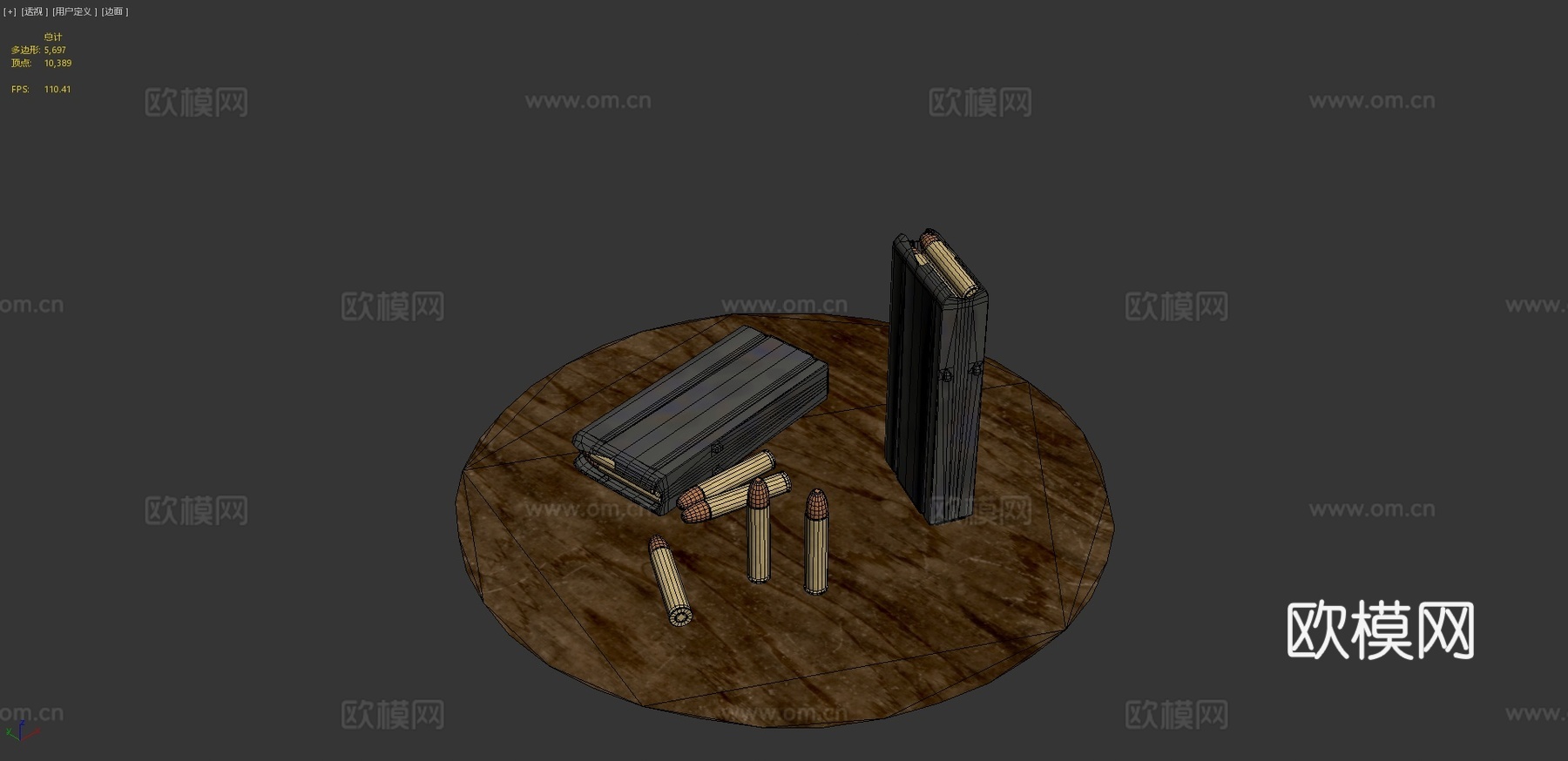 卡宾枪3d模型