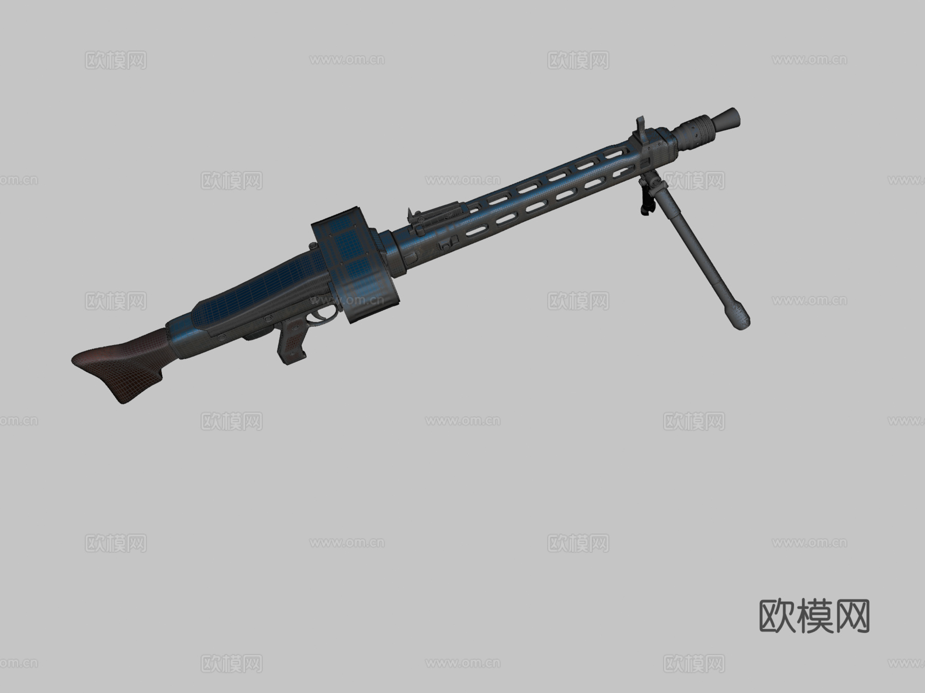 MG42机枪3d模型