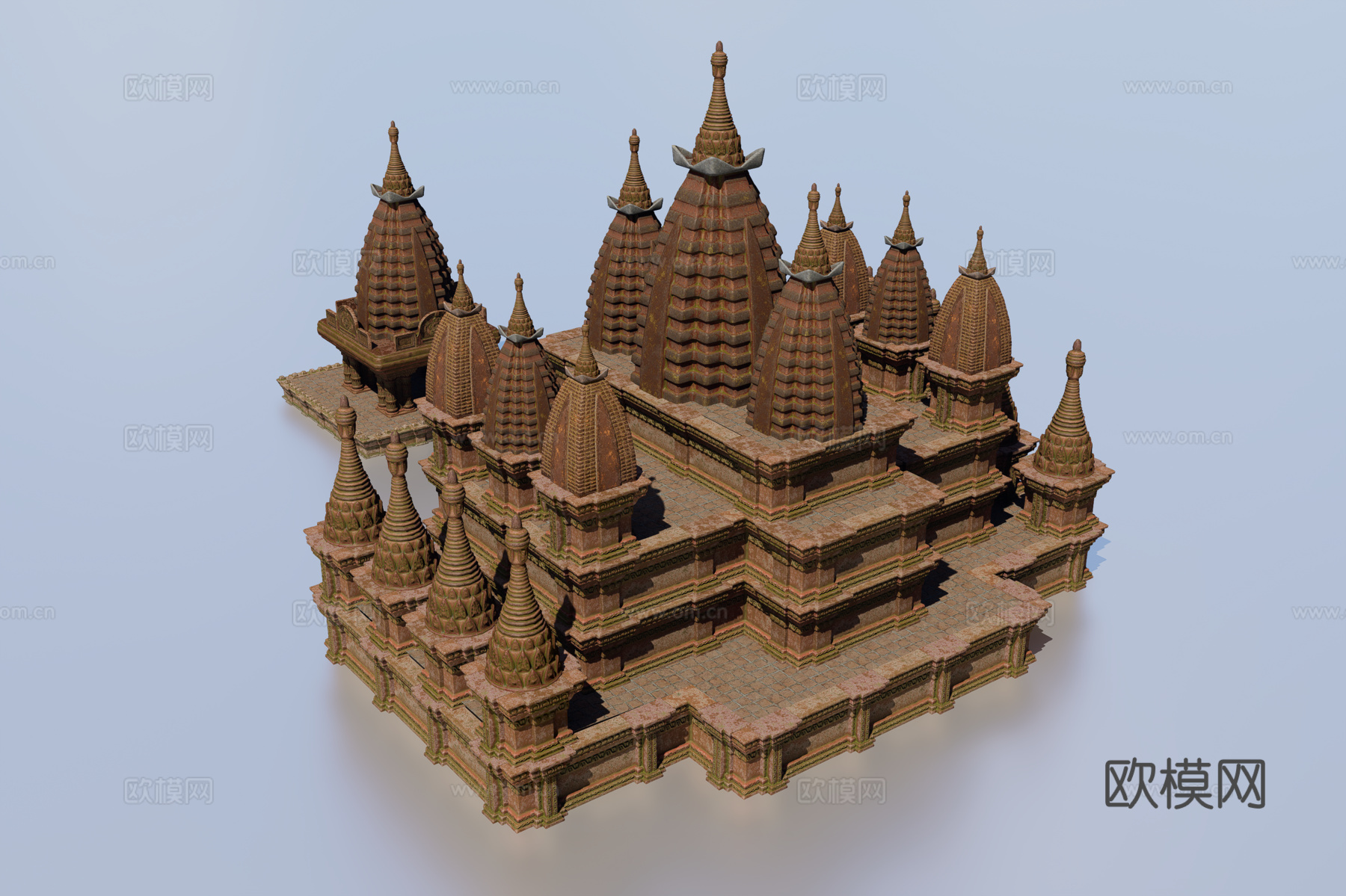 神庙3d模型