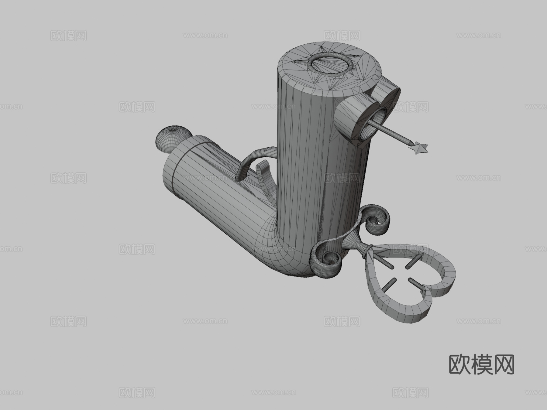 魔法火焰G(魔法手枪)3d模型