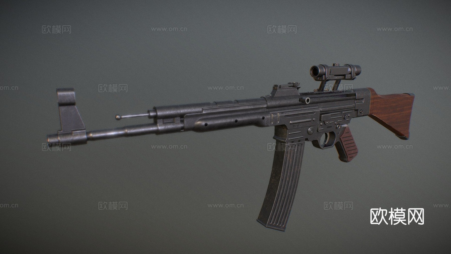 带瞄准镜的STG443d模型