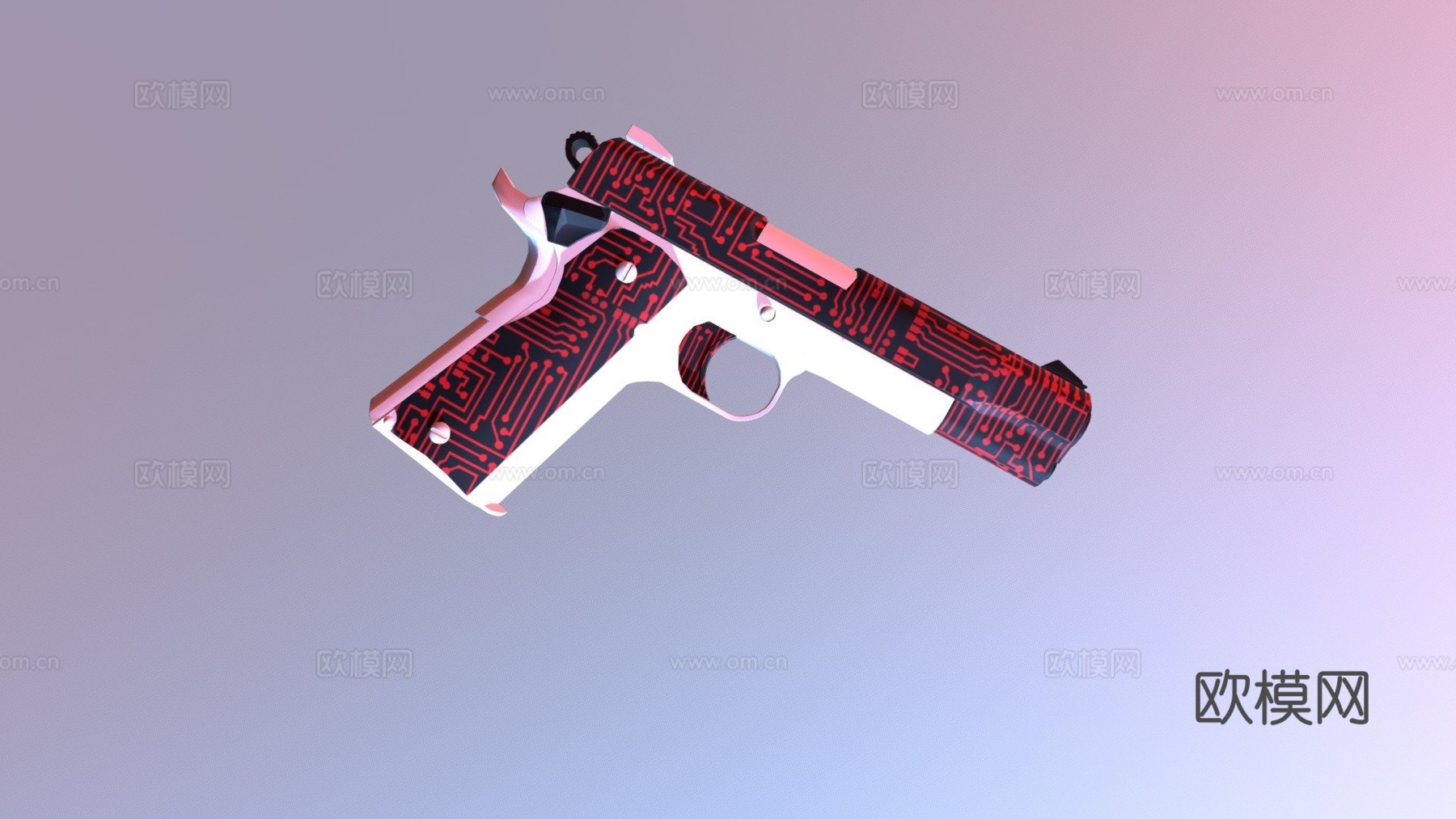 M1911-网络犯罪3d模型