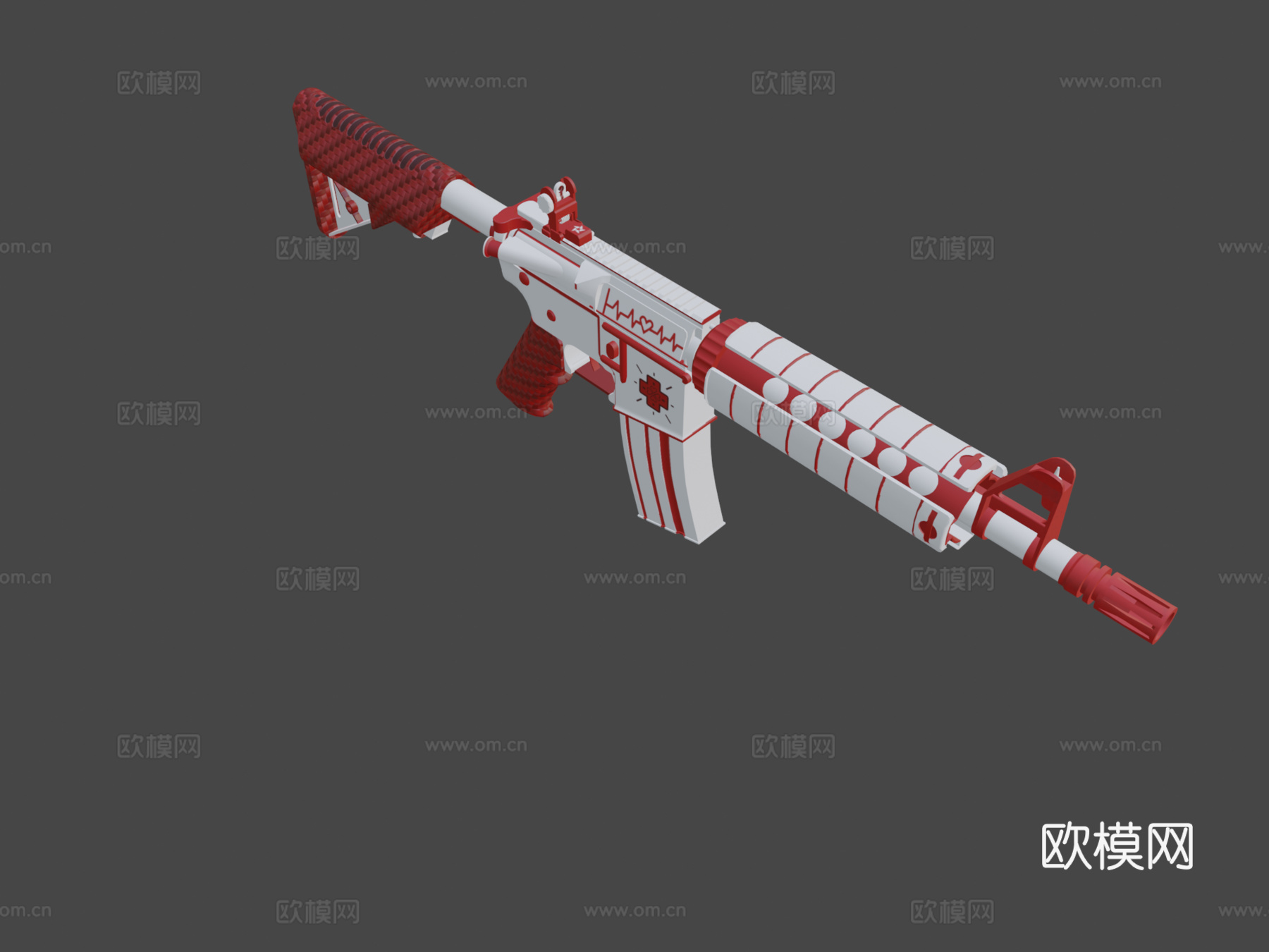 治疗者-M4A43d模型