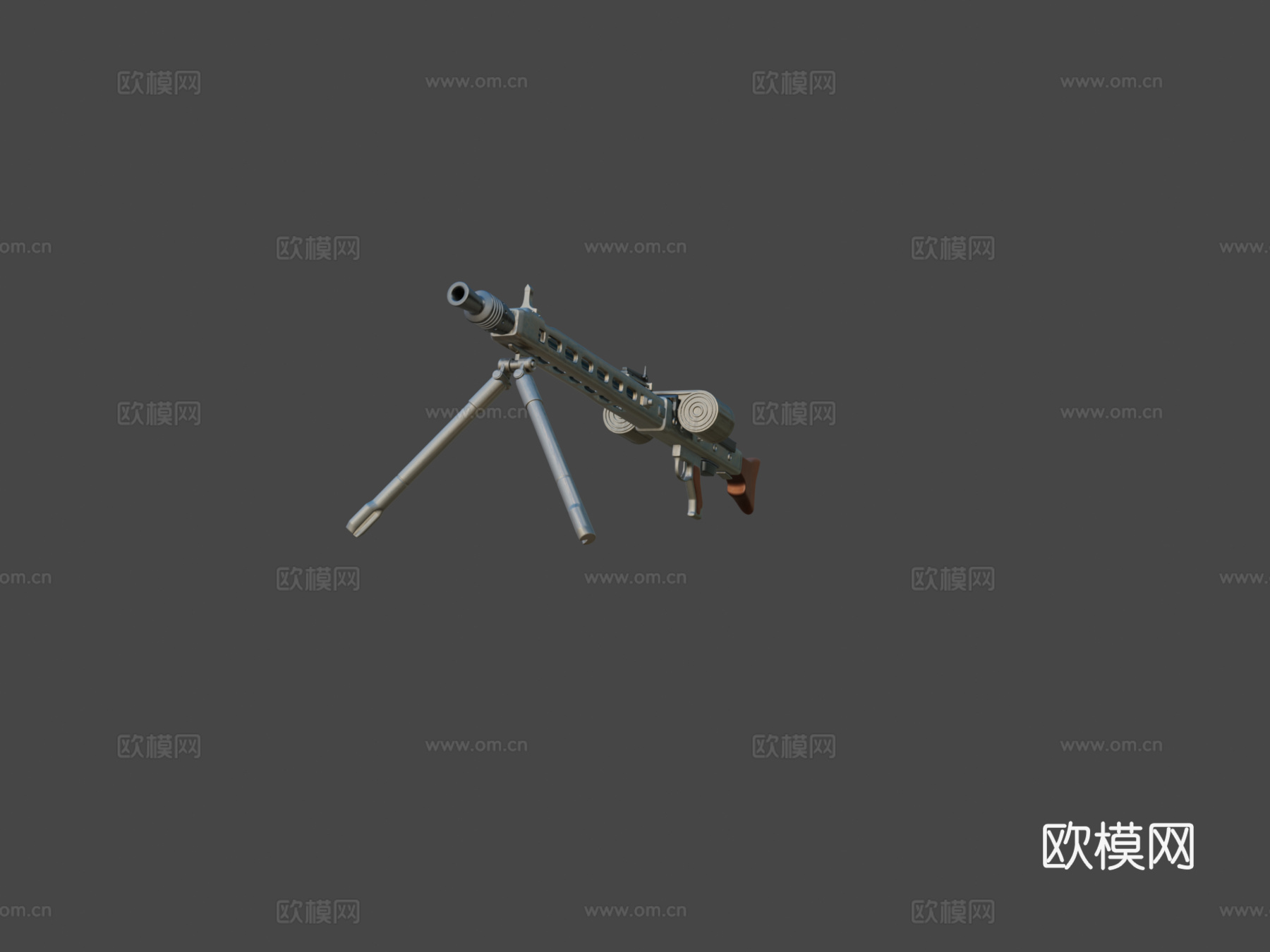 MG42机枪3d模型