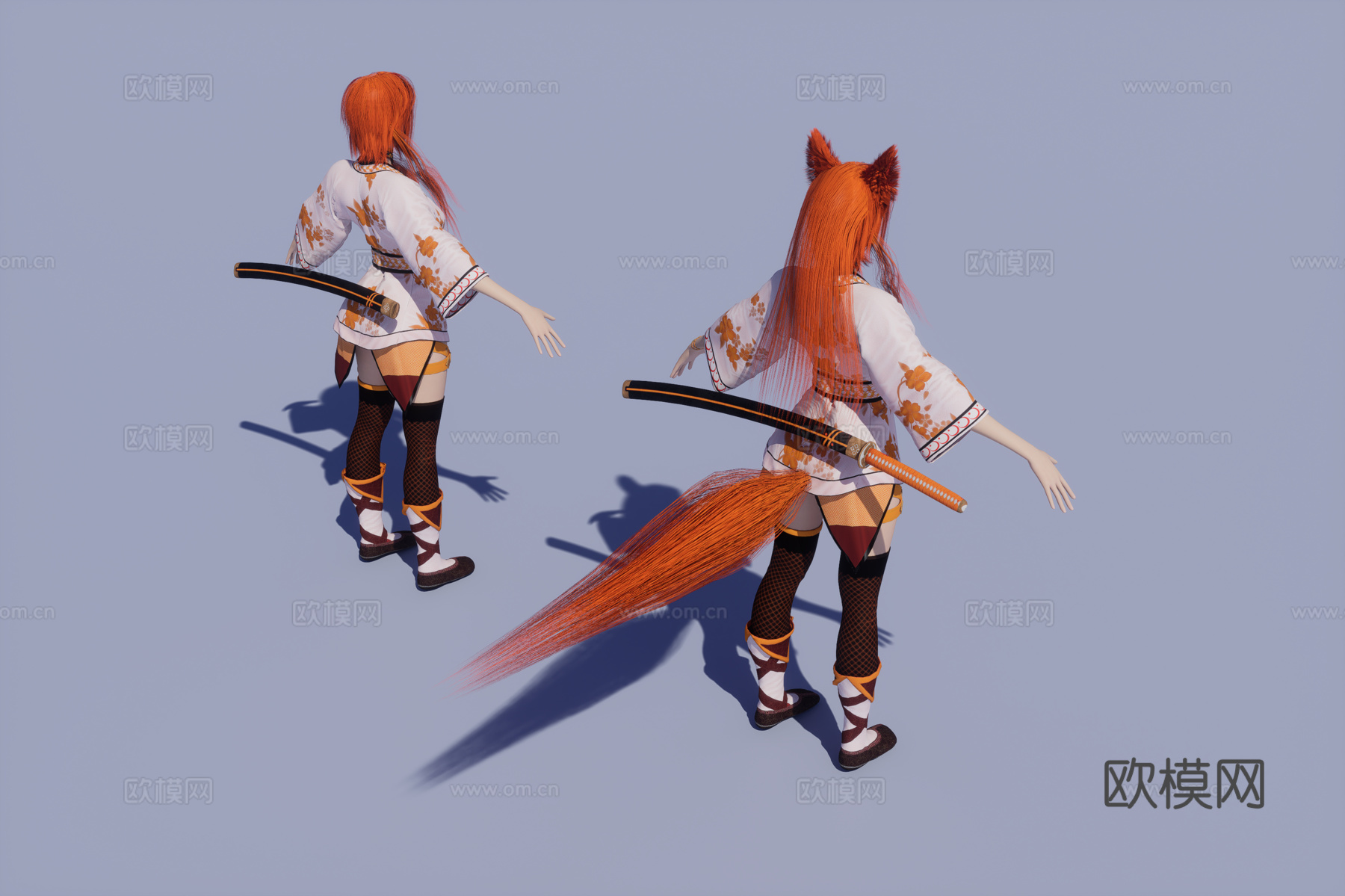 女武士3d模型