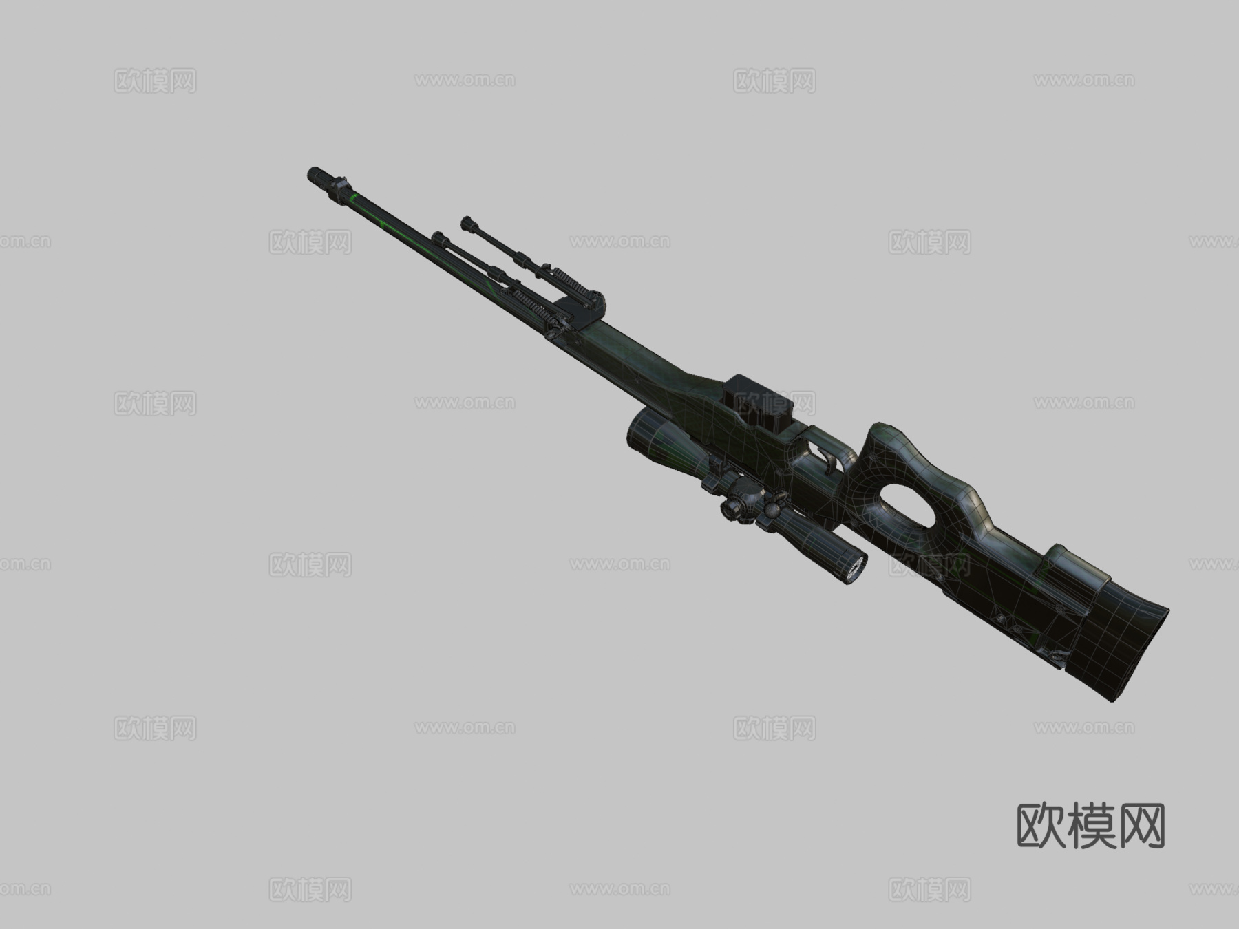AWP-莫努斯3d模型