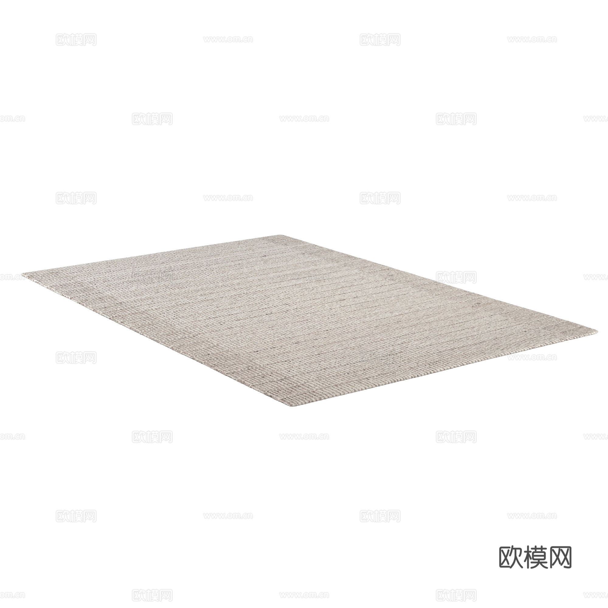 现代布艺地毯3d模型