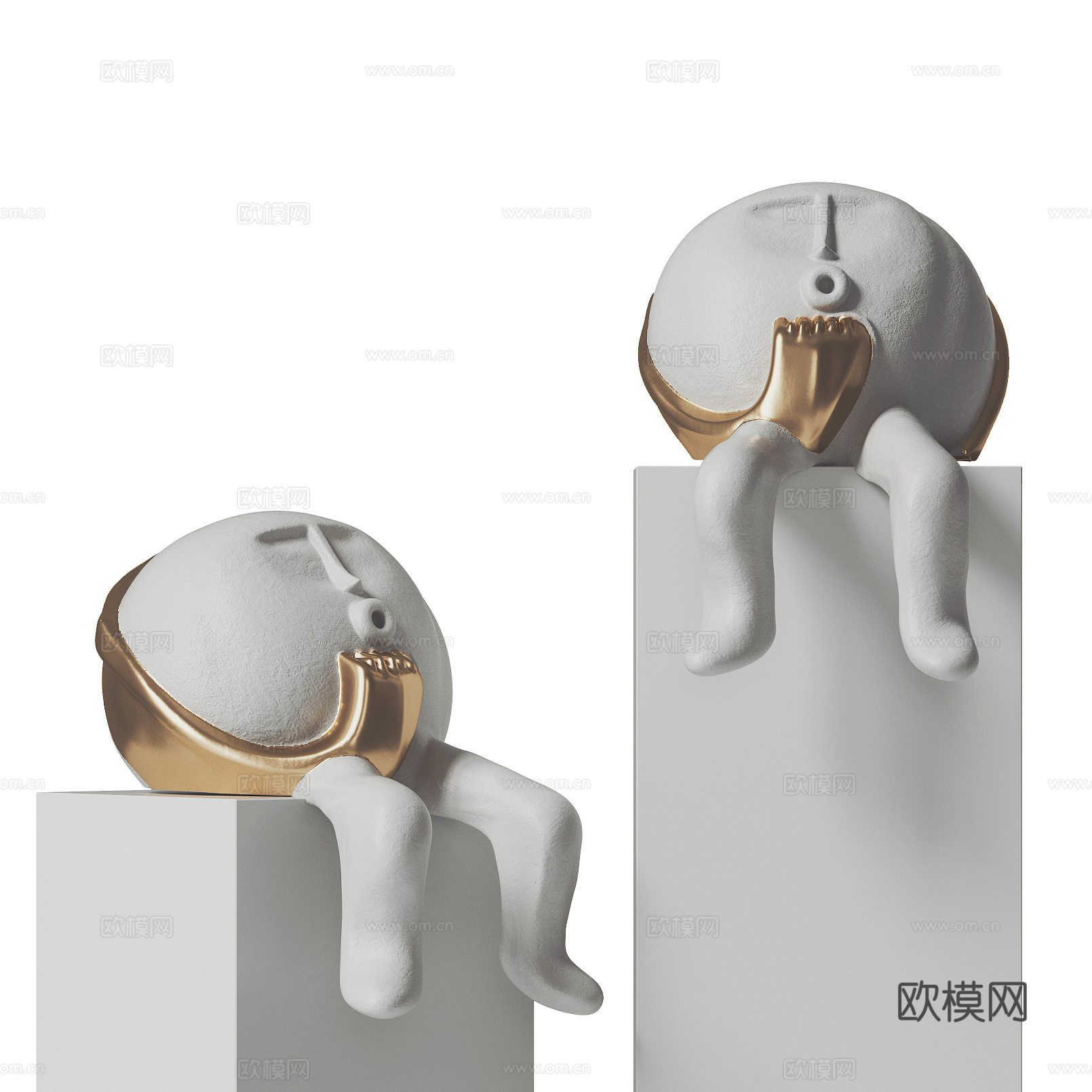 现代时尚摆件3d模型