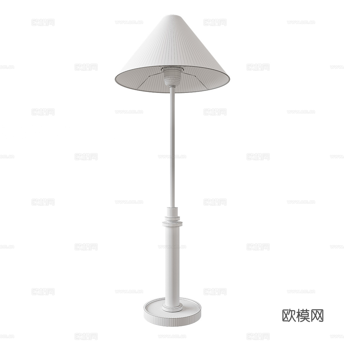 现代轻奢落地灯3d模型