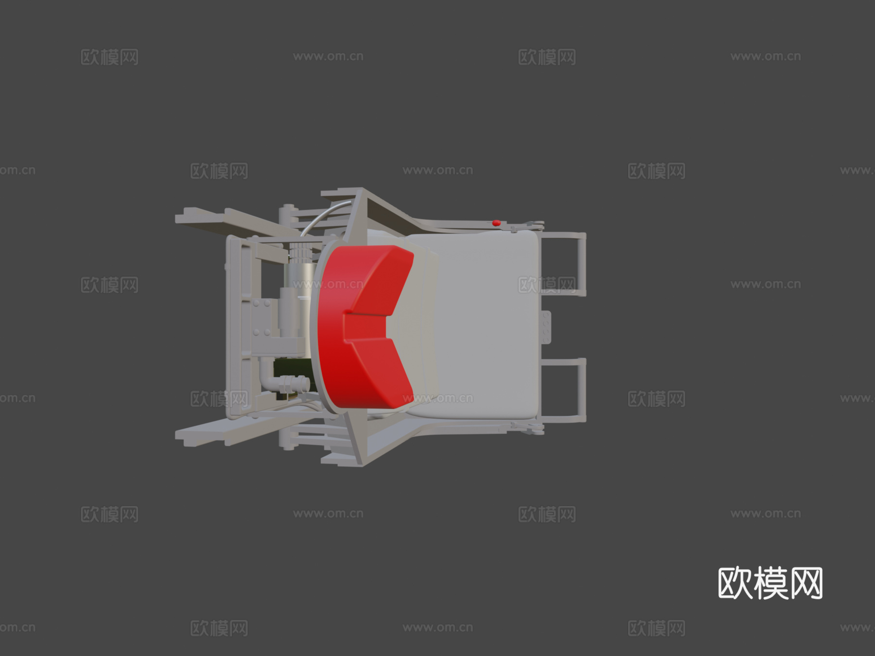 F-100超级佩刀弹射座椅3d模型