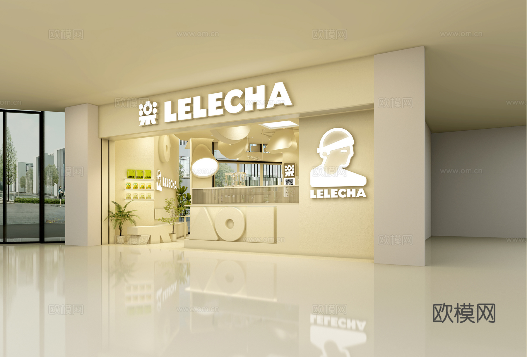 奶茶店施工图 现代奶茶店cad施工图