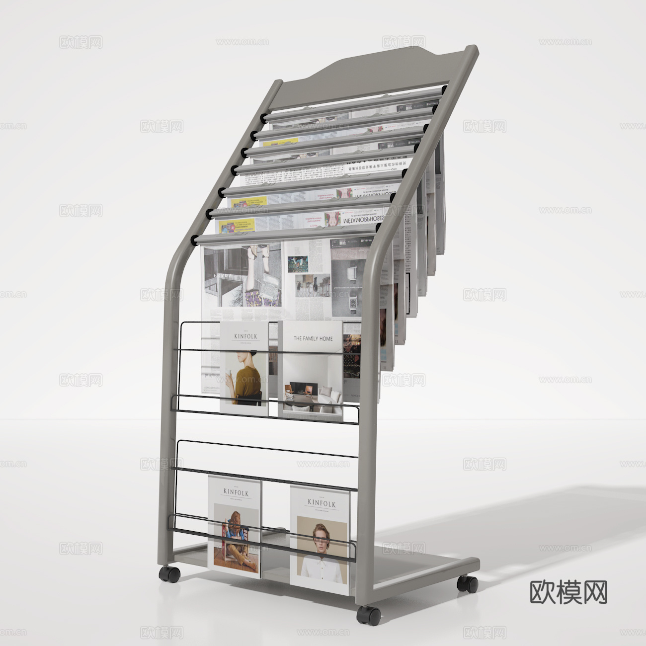报纸架3d模型
