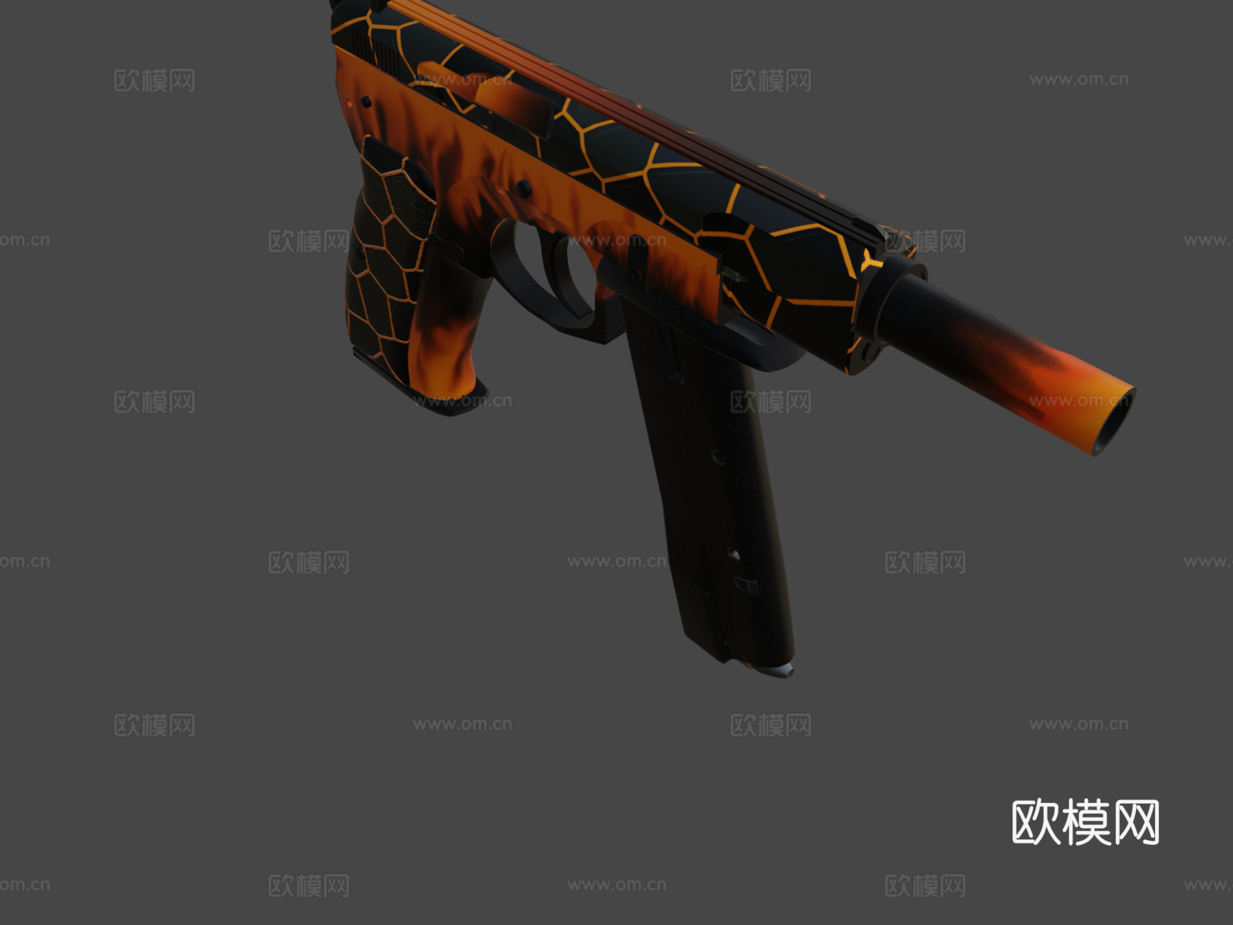 燃烧-CZ75自动皮肤3d模型