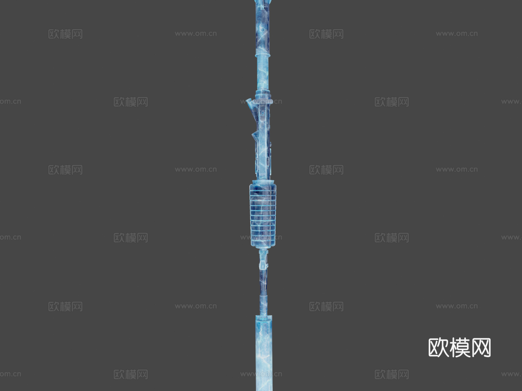 M4A1S-冻伤3d模型