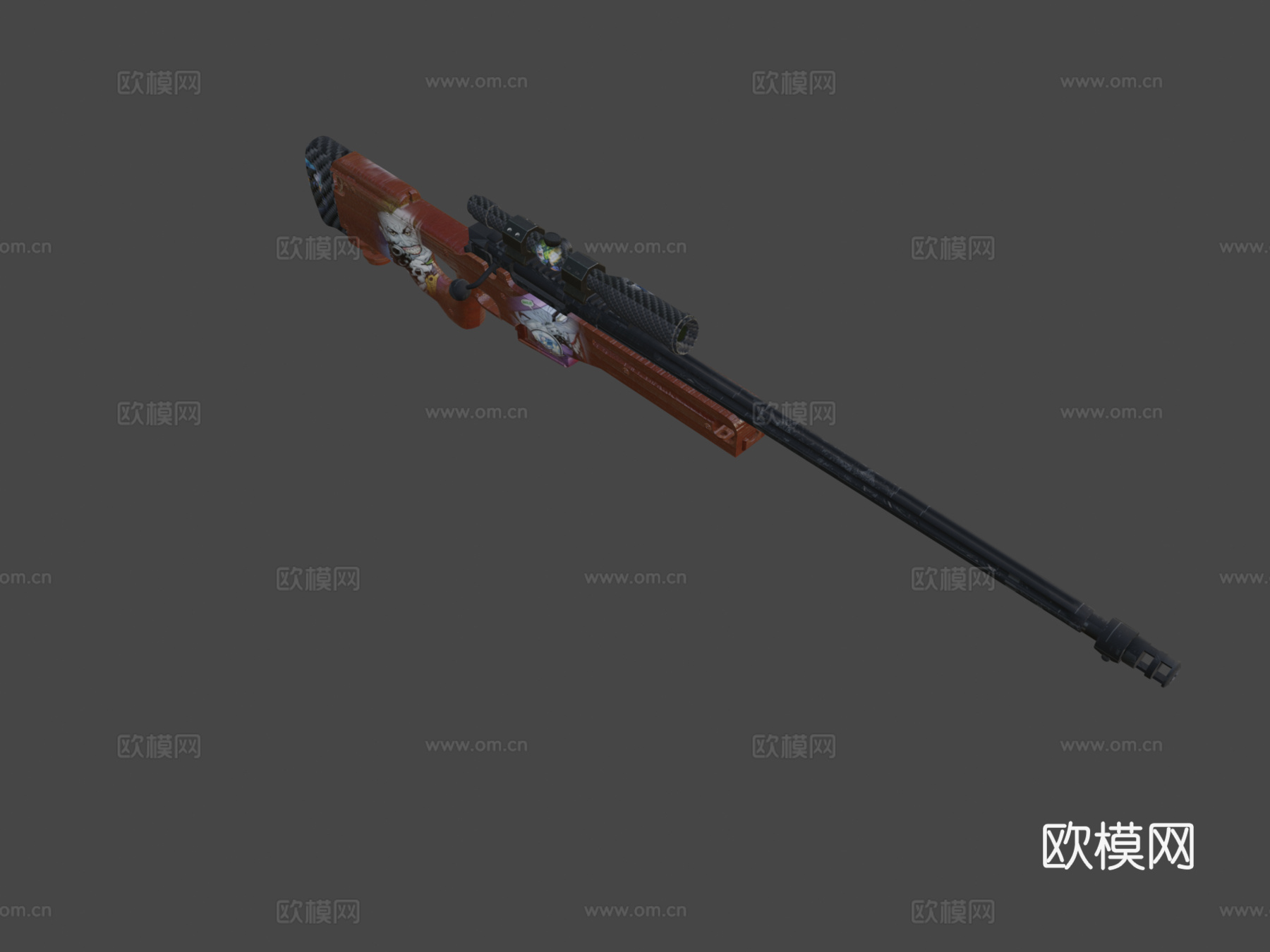 AWM-蝙蝠侠VS小丑3d模型