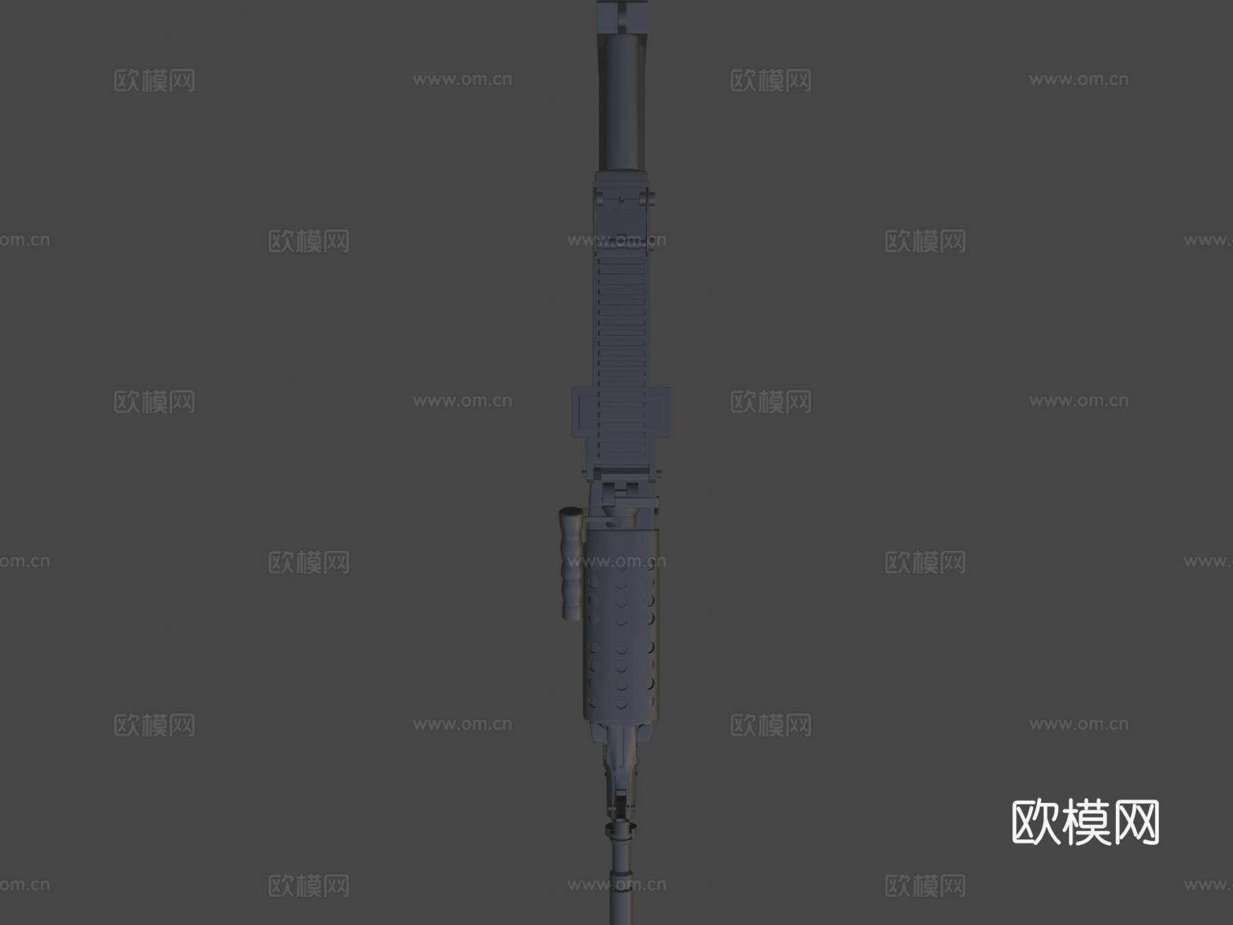 M249轻机枪-轻型机枪3d模型