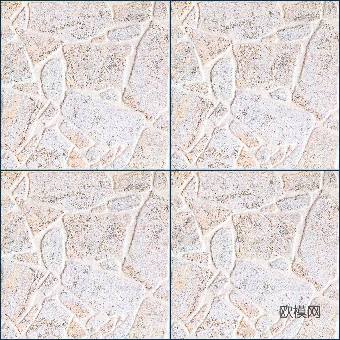 仿古砖 小砖块拼花