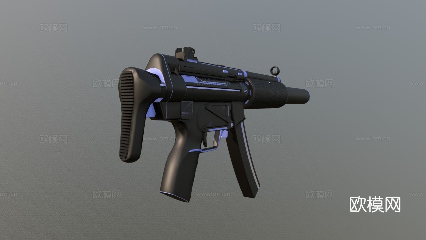 MP5-SD-电光3d模型