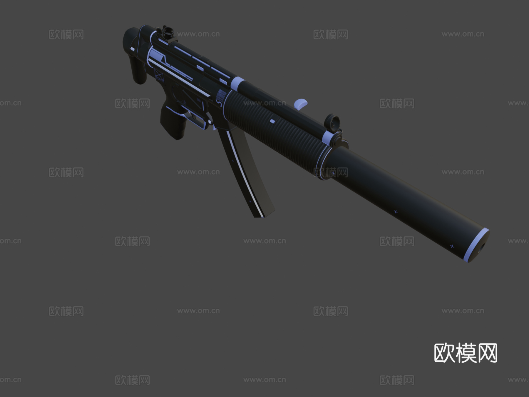 MP5-SD-电光3d模型
