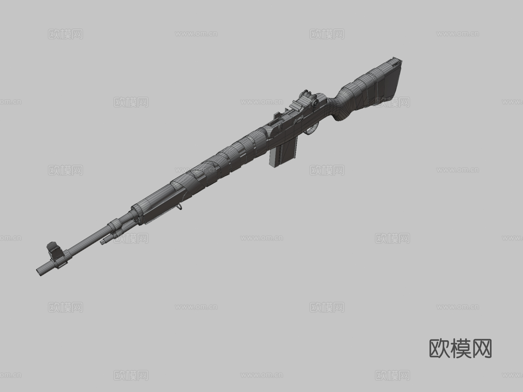 M14重制版3d模型